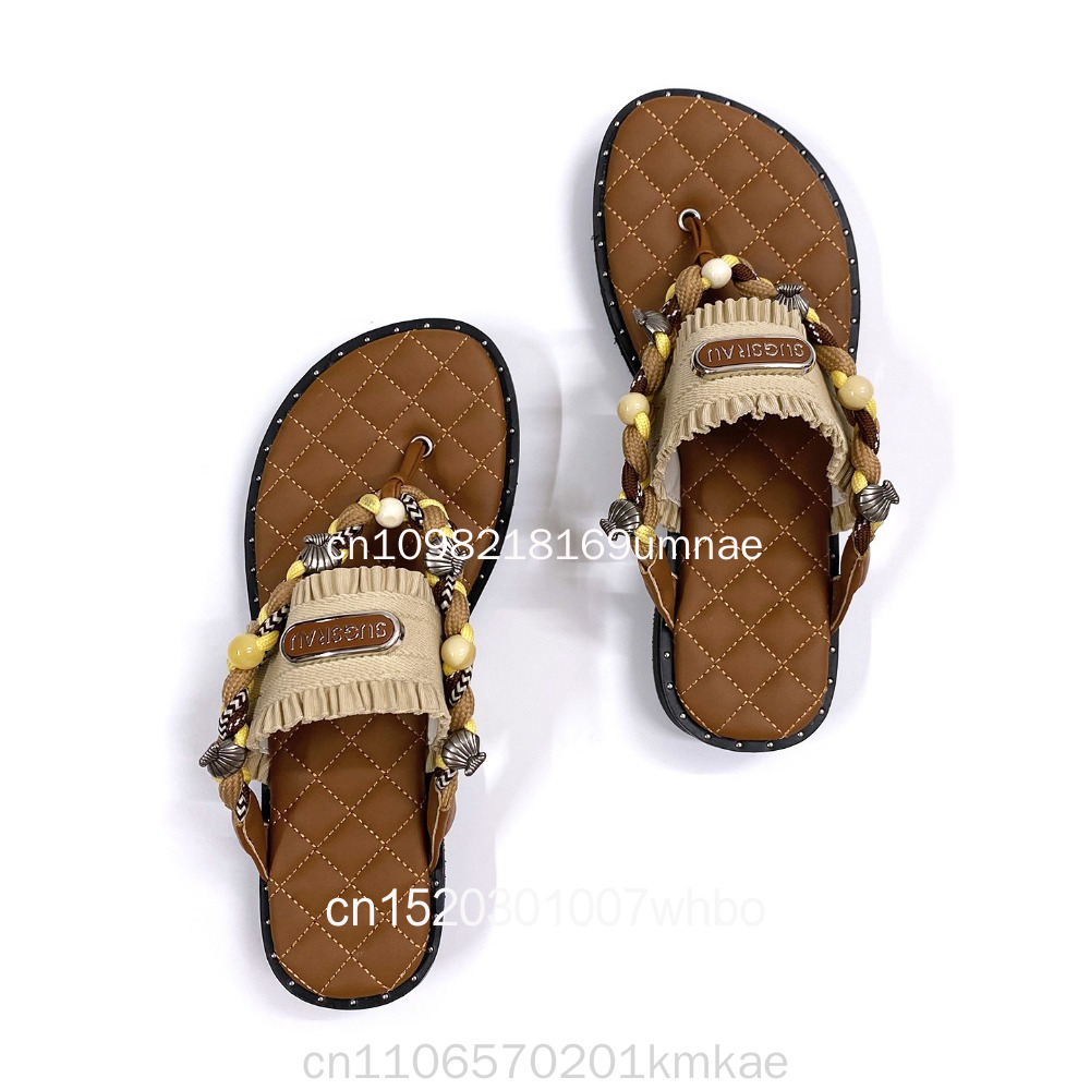 Sandal Wanita Anyaman Retro Ba - Flip Flop Leather Men ulasan dan harga