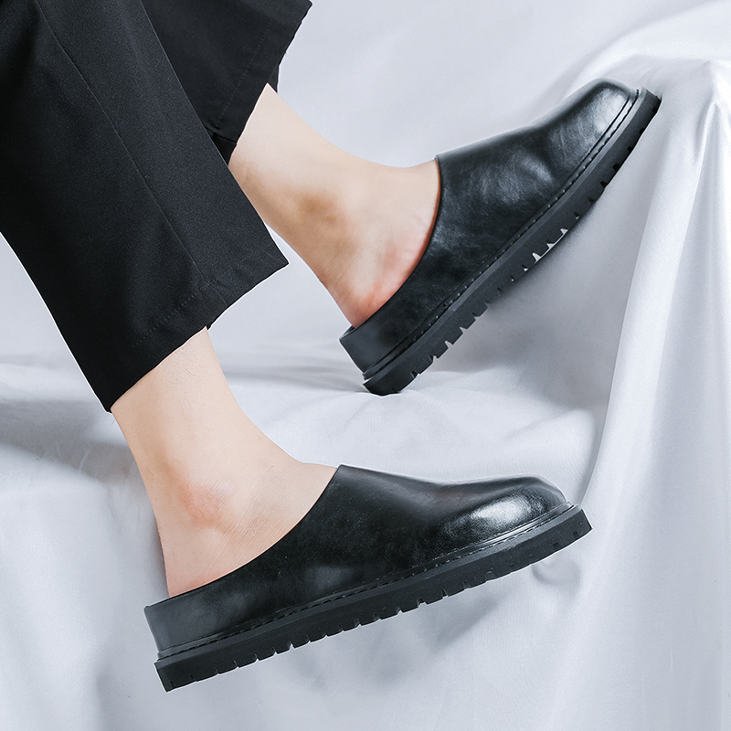 Sepatu Setengah Pria Keledai K - Flip Flop Leather Men ulasan dan harga