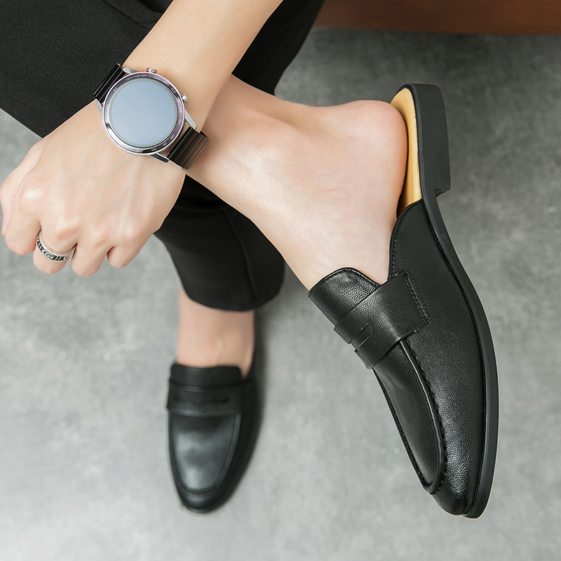 Sepatu Setengah Pria Mules Mus - Flip Flop Leather Men ulasan dan harga