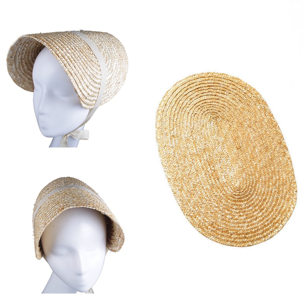 Topi Jerami Gaya Lolita Pranci - Bucket Hat Straw ulasan dan harga