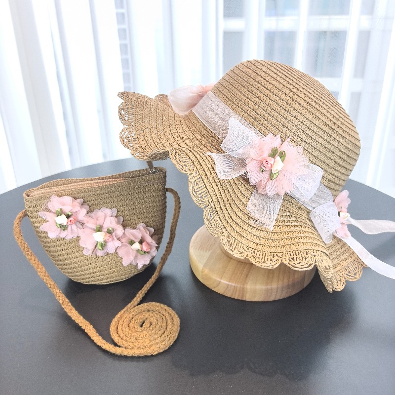 Topi Jerami 2 Buah untuk Anak  - Bucket Hat Straw ulasan dan harga